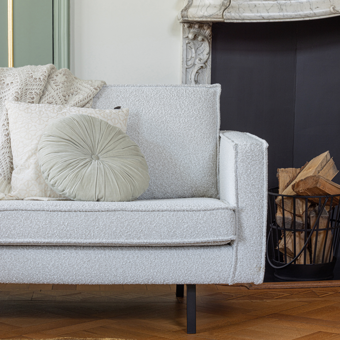 WOOOD Rodeo 2,5-zits Bank - Velvet - Naturel - 85x190x86