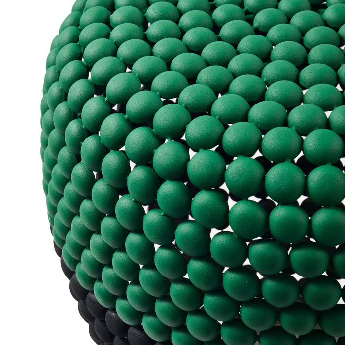 POLSPOTTEN Dot Kruk/Bijzettafel - Groen / Zwart / Zilver