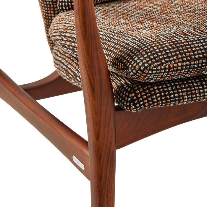 POLSPOTTEN Peggy Loungestoel - Donkerbruin