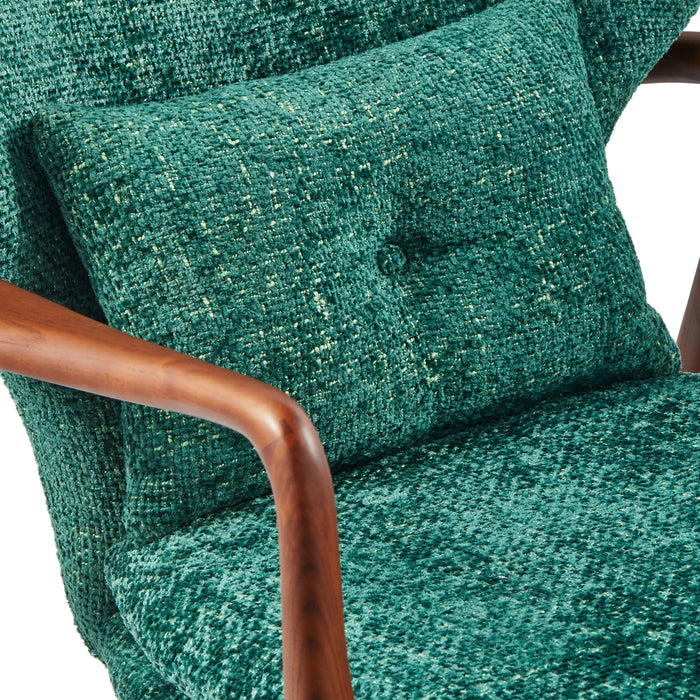 POLSPOTTEN Peggy Loungestoel - Donkergroen