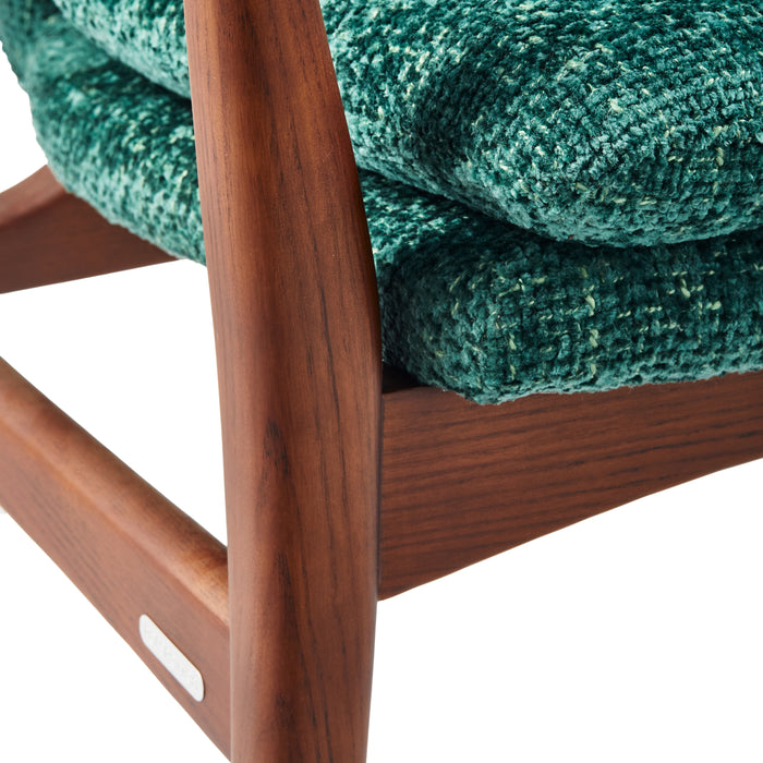 POLSPOTTEN Peggy Loungestoel - Donkergroen