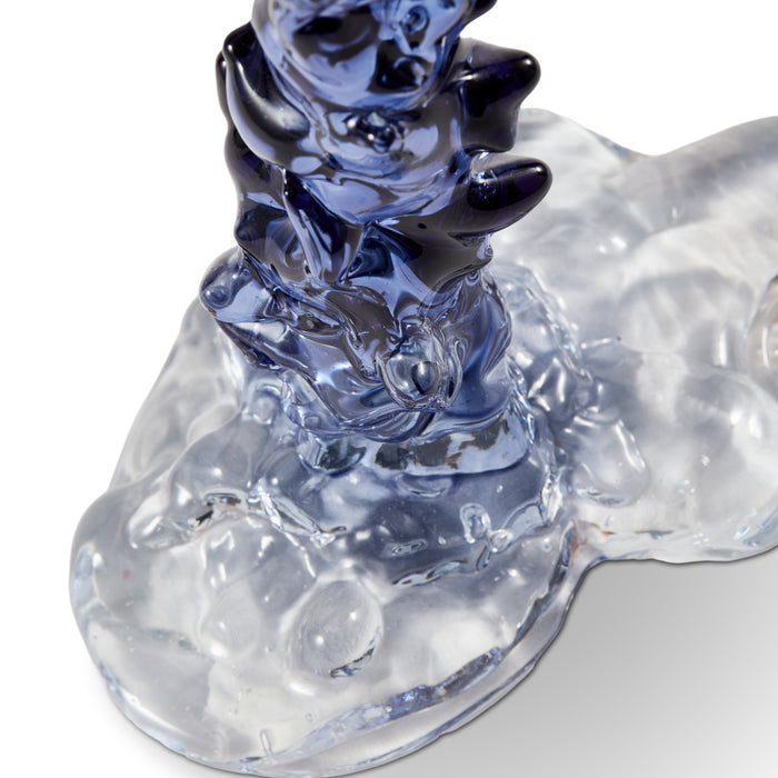 POLSPOTTEN Drip Kandelaar L - Donkerblauw