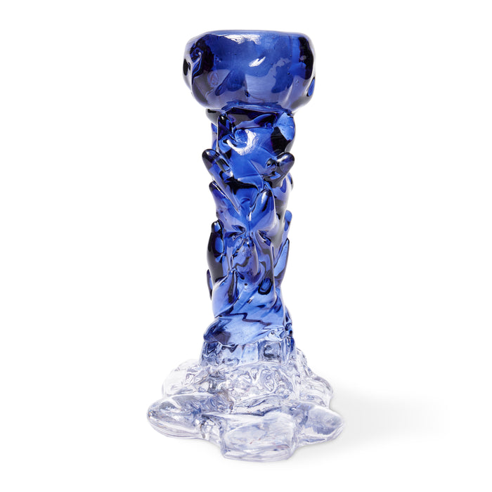 POLSPOTTEN Drip Kandelaar S - Donkerblauw