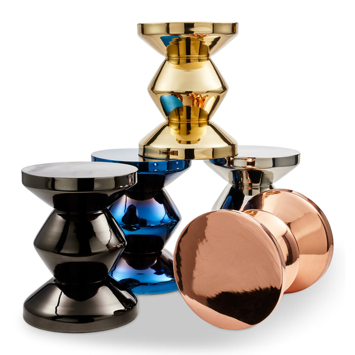 POLSPOTTEN Zig Zag Bijzettafel - Goud