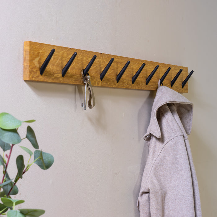 Spinder Design kapstok Nub 10 - Eiken - 10 haken