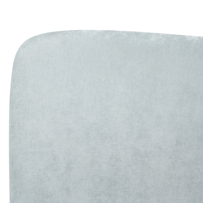 Beliani-BLAGNAC-Bed met opbergruimte-Lichtblauw-180 x 200 cm-Stof