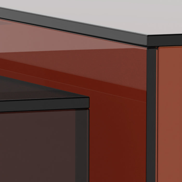 by fonQ Float Bijzettafel - Set van 2 - Bruin