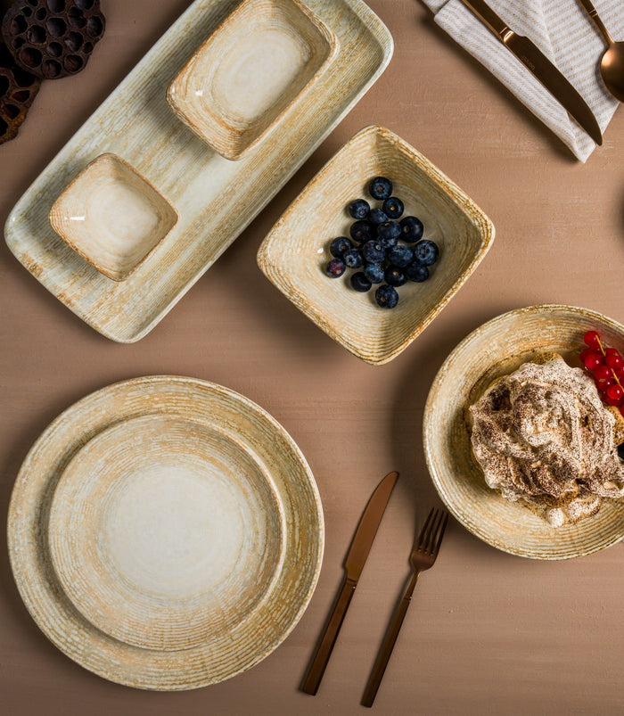 Bonna Serveerschaal - Patera - Porselein - 20x16 cm - set van 2