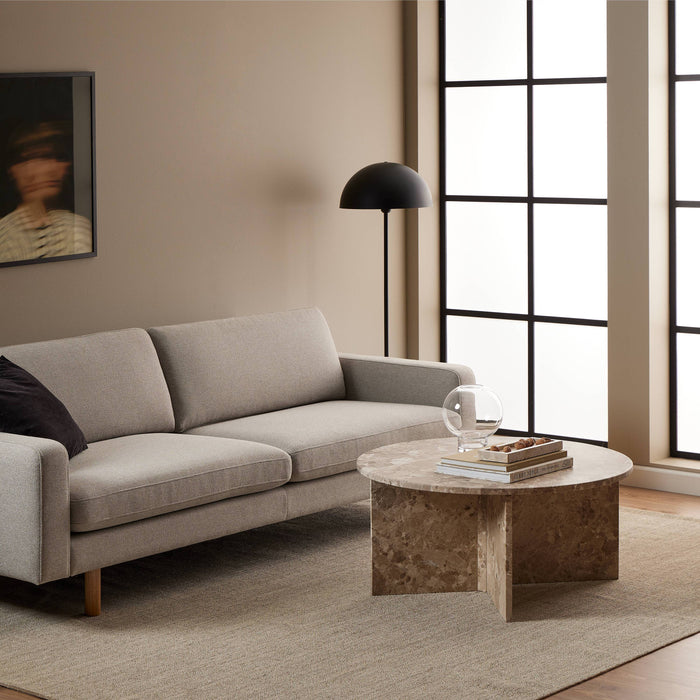 by fonQ Stone Salontafel - Rond - Bruin