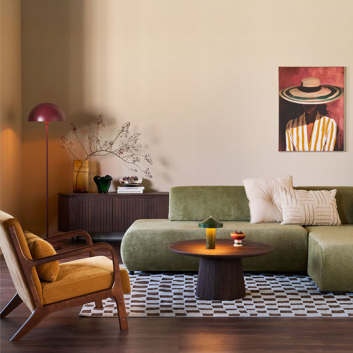 by fonQ Grand Tv-Meubel Tabacco Mangohout - B 210 cm