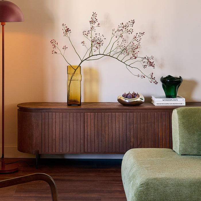 by fonQ Grand Tv-Meubel Tabacco Mangohout - B 210 cm