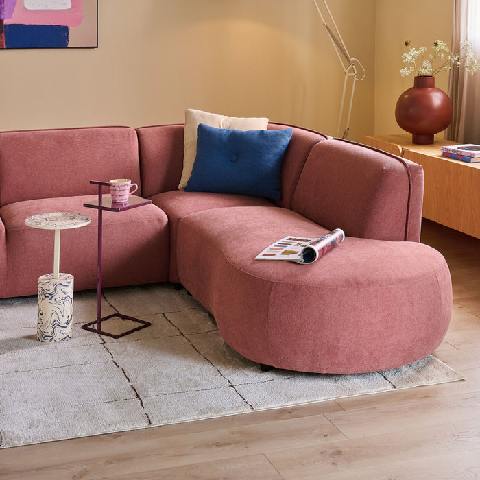 by fonQ Stribb Vloerkleed 200 x 275 cm - Latte