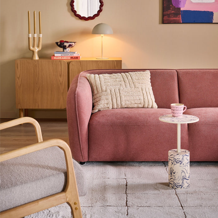 by fonQ Stribb Vloerkleed 200 x 275 cm - Latte