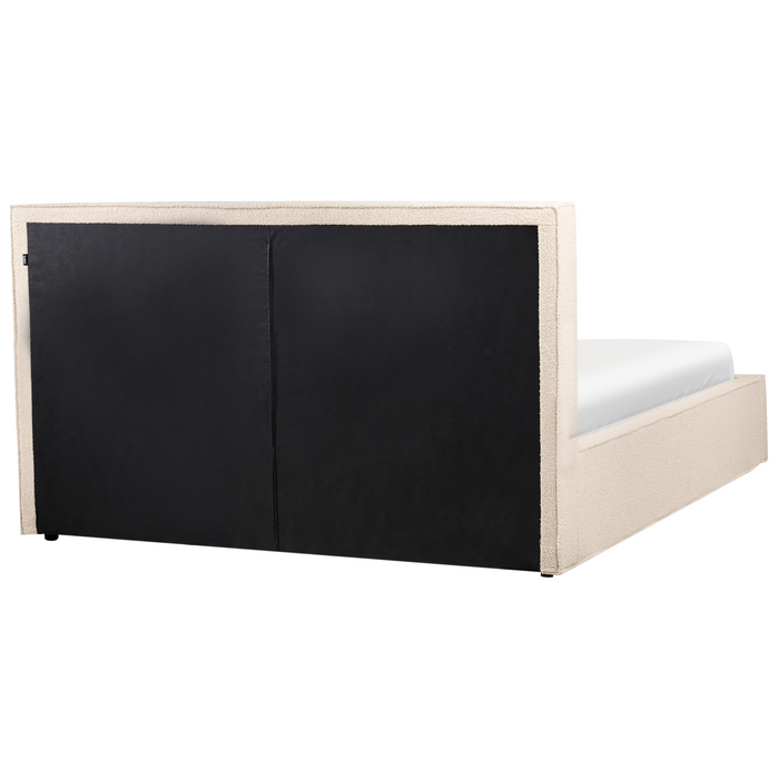 Beliani - MOISSAC - Tweepersoonsbed - Beige - 180 x 200 cm - Polyester