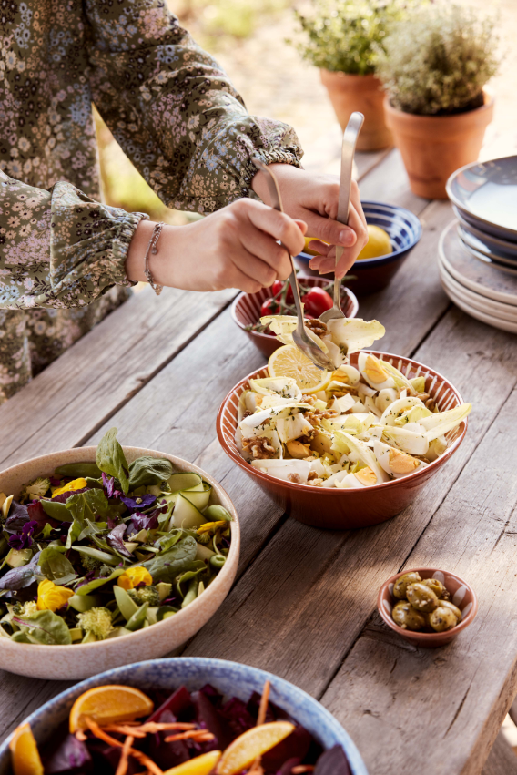 Colori Del Sud - Mezquita - Schaal - 1,8 L - ø 23 cm - Bruin|Zwart