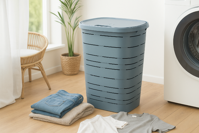 M-Home - Signature - Wasmand met deksel - 55 L - 60 x 45 x 33 cm