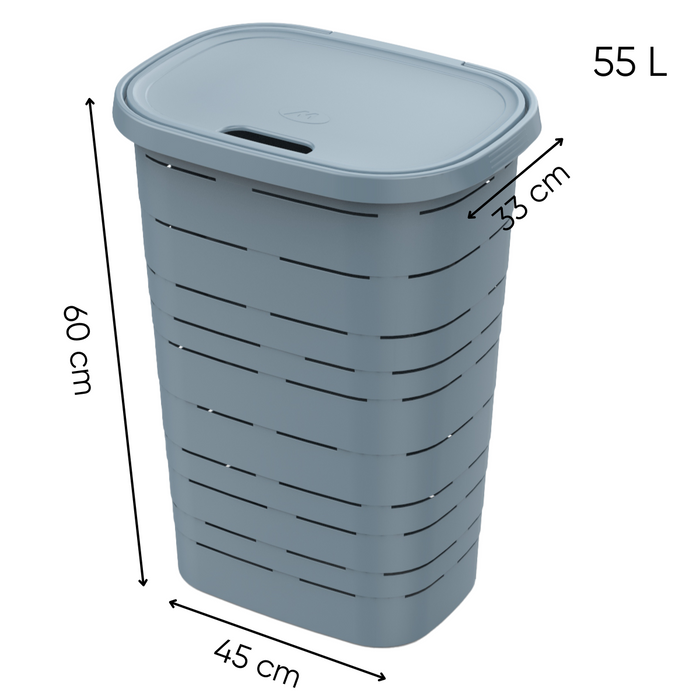 M-Home - Signature - Wasmand met deksel - 55 L - 60 x 45 x 33 cm
