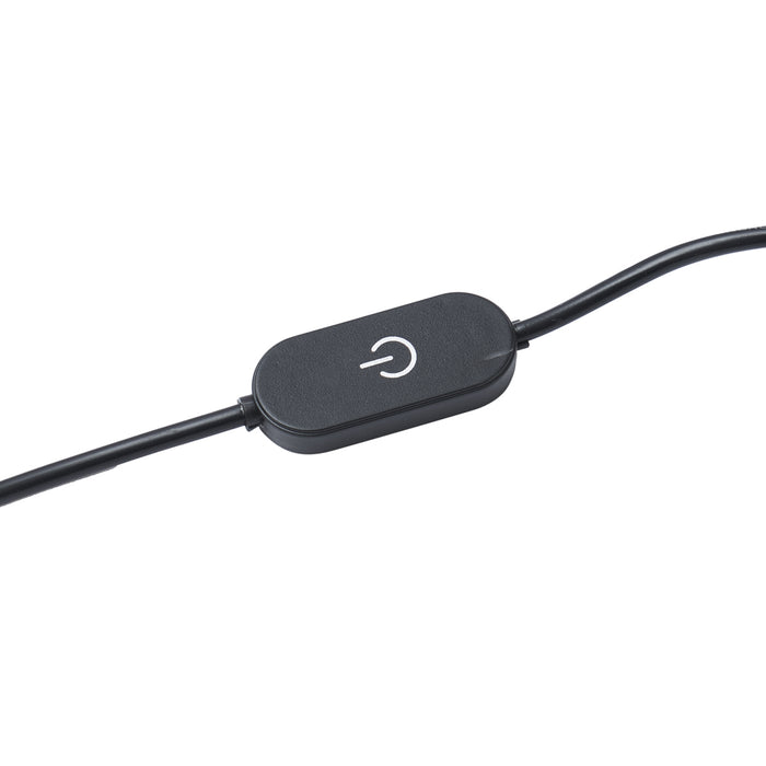 QAZQA Design tafellamp beige incl. LED 3-staps dimbaar - Boomerang