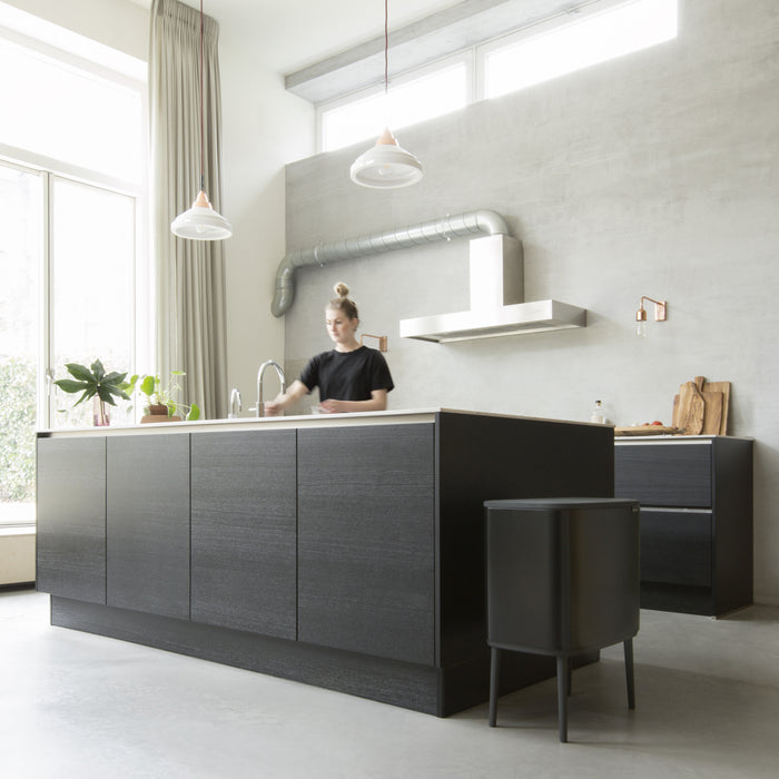 Brabantia Bo Touch Bin Afvalemmer 11 + 23 L - Zwart