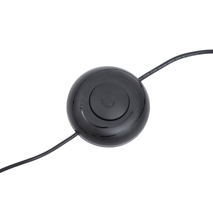 QAZQA Design vloerlamp zwart incl. LED dimbaar - Rolla