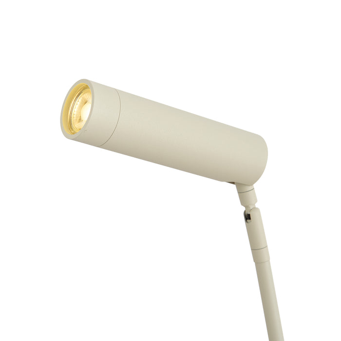 QAZQA Moderne vloerlamp beige 2-lichts GU10 35mm - Thomas