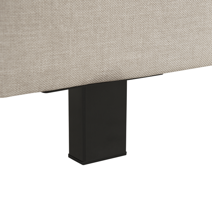 Beliani - ALBI - Tweepersoonsbed - Beige - 160 x 200 cm - Polyester