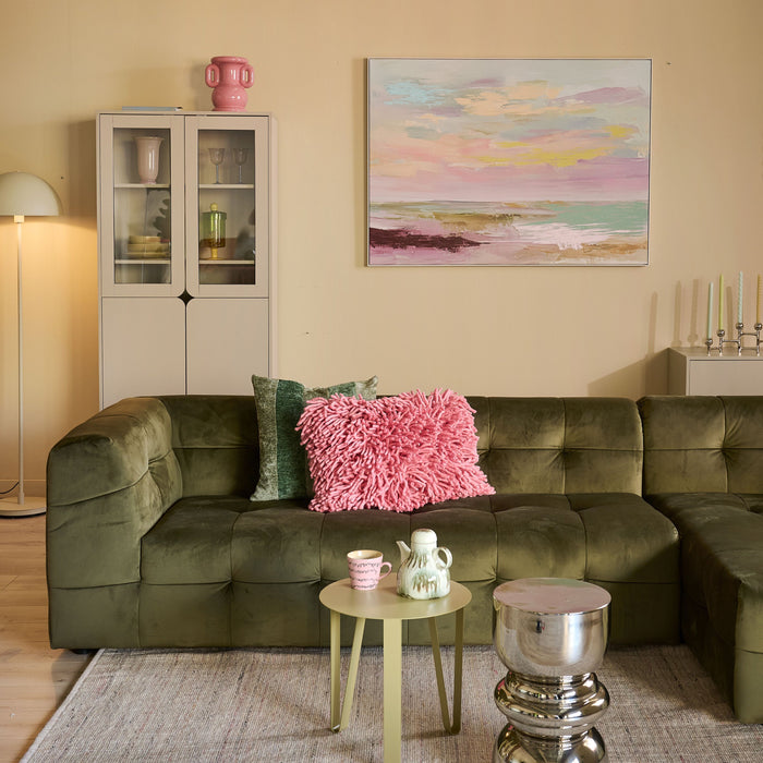 by fonQ Blush of the Earth Schilderij 100 x 140 cm - Wit