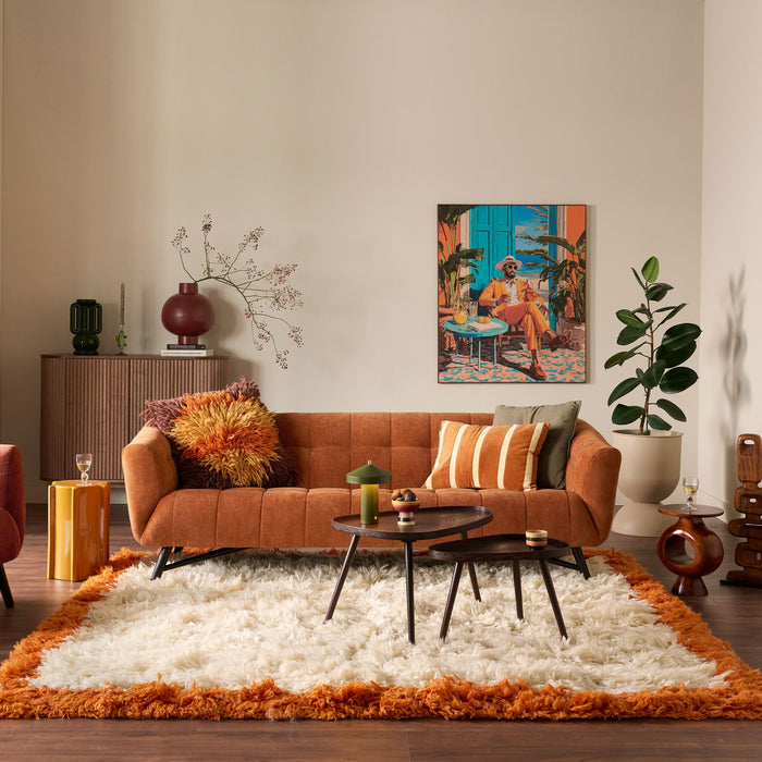 by fonQ Tropic Gent Schilderij 100 x 120 cm - Walnoot