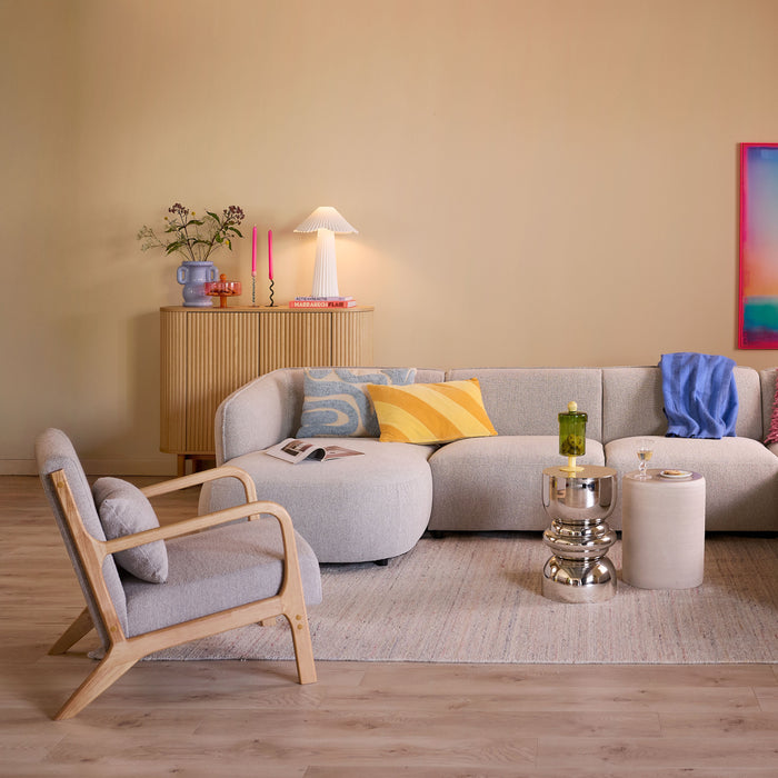 Villa Collection Styles Glazen Kandelaar Spiral - Groen / Roze