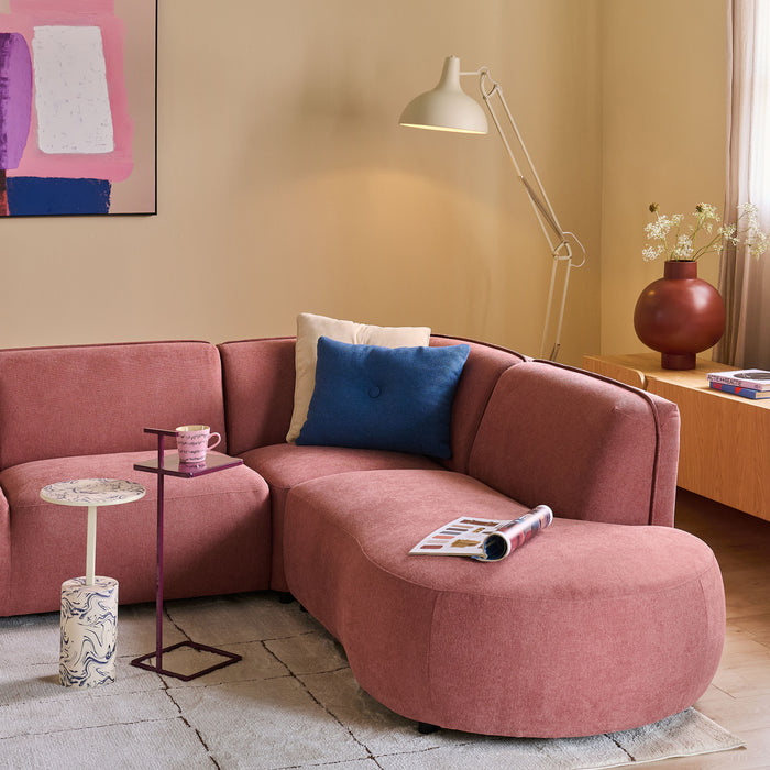 WOOOD Toste Bijzettafel Metaal - Aubergine