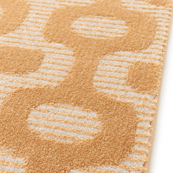 by fonQ Flare Vloerkleed 200 x 290 cm - Honinggeel