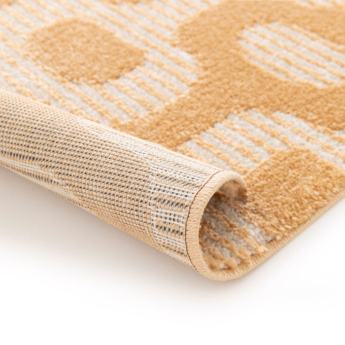 by fonQ Flare Vloerkleed 200 x 290 cm - Honinggeel