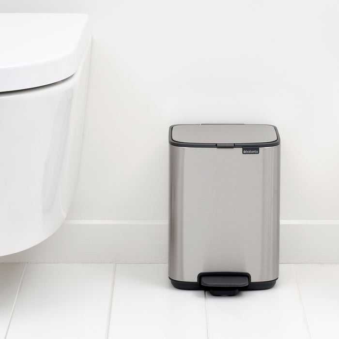 Brabantia Bo Pedaalemmer 4 L - Matt Steel