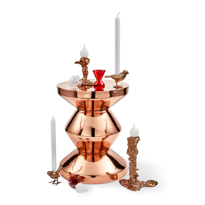 POLSPOTTEN Drip Kandelaar L - Lichtroze