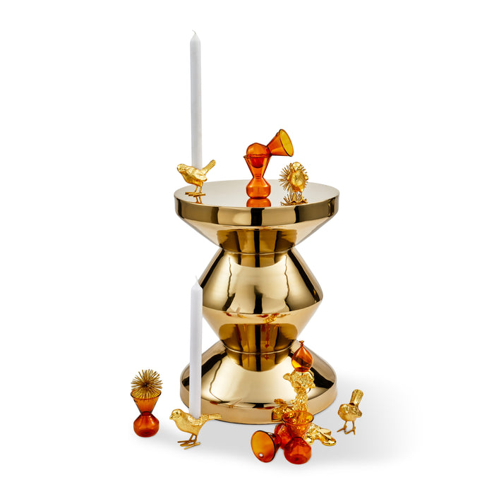 POLSPOTTEN Flock Of Birds Kandelaar Set van 2 - Goud