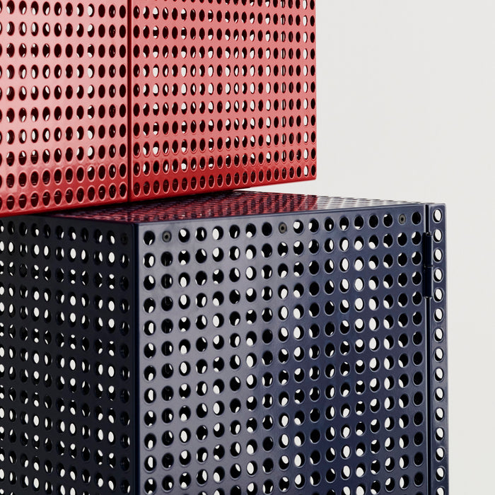 HAY Perforated Wandkast - Steel Blue