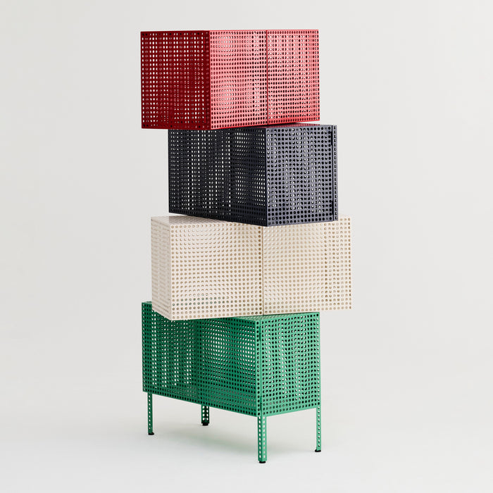 HAY Perforated Wandkast - Steel Blue