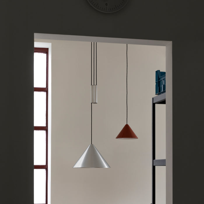 HAY Compass Hanglamp - Brushed Aluminium