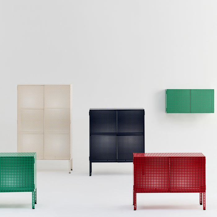 HAY Perforated Dressoir M - Steel Blue