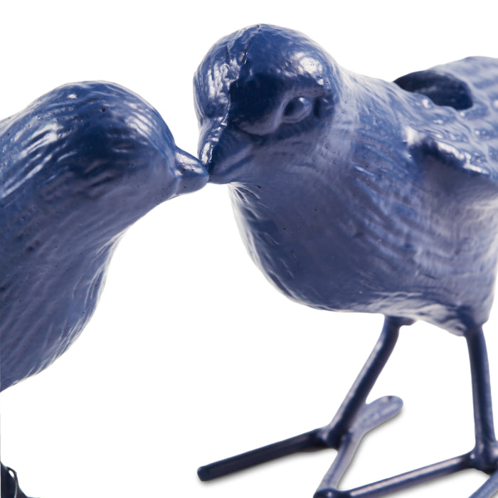 POLSPOTTEN Flock Of Birds Kandelaar Set van 2 - Donkerblauw