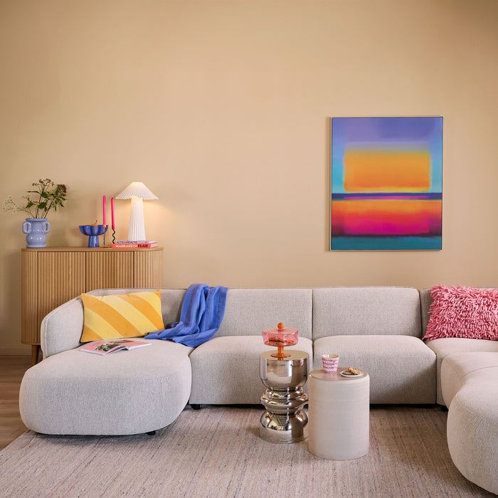 Housecraft Living Kinga Bijzettafel Rond 29.50 cm Zilver