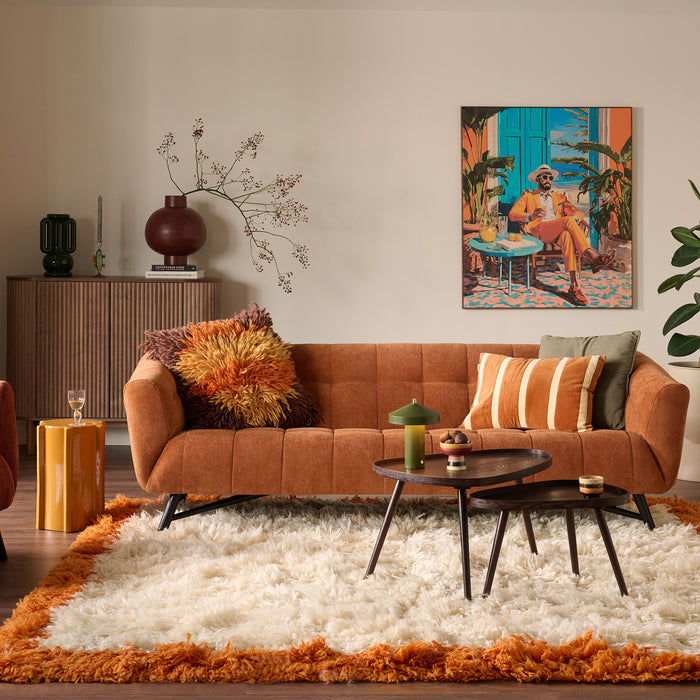 HKliving Fluffy Sierkussen 55 x 55 cm - Horizon