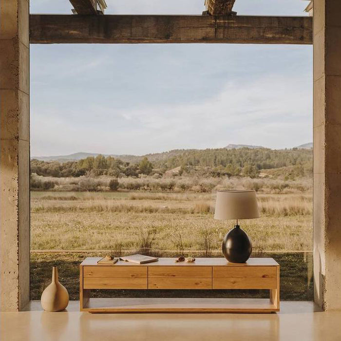 Kave Home Alguema TV-meubel - Eiken