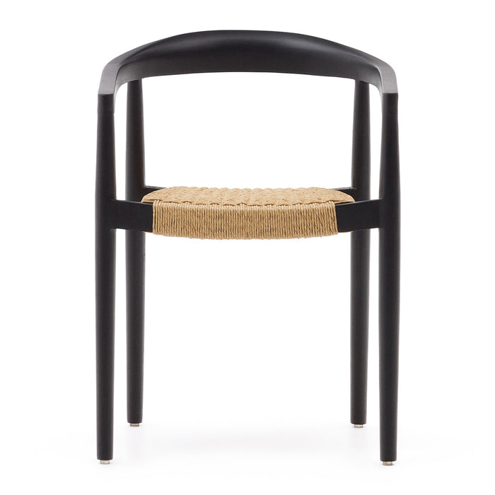 Kave Home Ydalia Eetkamerstoel - Zwart