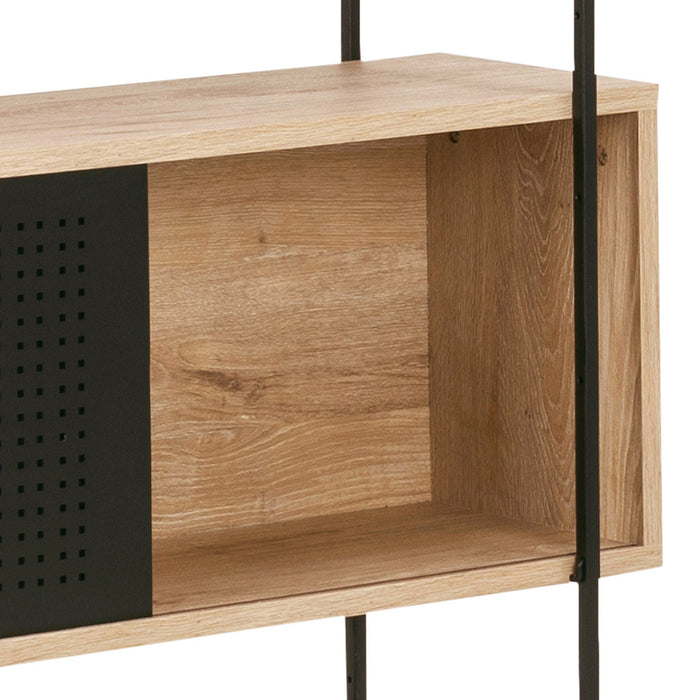 by fonQ basic Sleek Stellingkast B 172 cm - Naturel Eiken