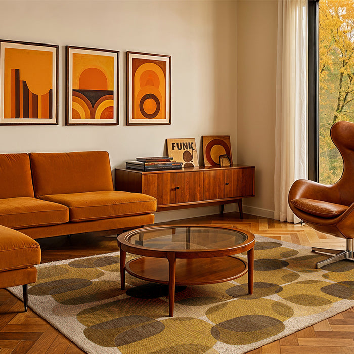 Lola & Moi Café Vloerkleed - Montain Trail - 140 x 200 cm