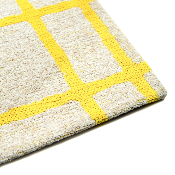 Lola & Moi Caro Vloerkleed - Bright Yellow - 240 x 340 cm