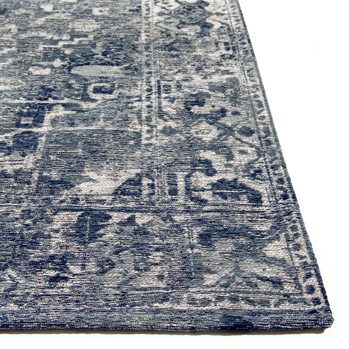 Lola & Moi Heris Vloerkleed - Deep Blue - 80 x 150 cm