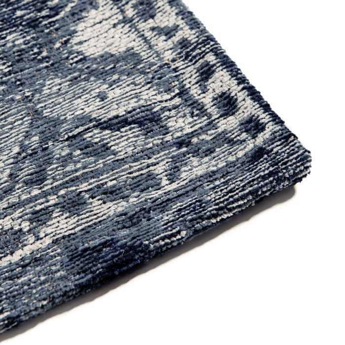 Lola & Moi Heris Vloerkleed - Deep Blue - 80 x 150 cm