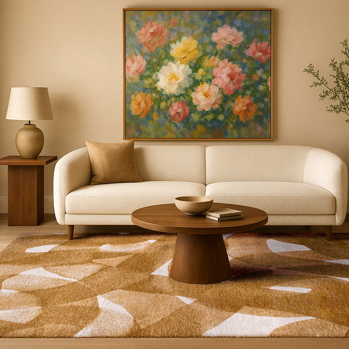 Lola & Moi My Way Vloerkleed - Mustard - 170 x 240 cm